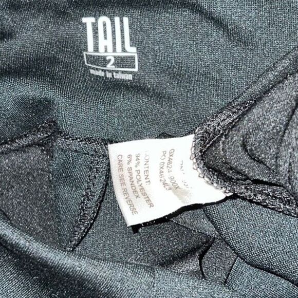 Tail Black Tapered Leg Pull On Golf Pants Size 2 - Picture 4 of 4